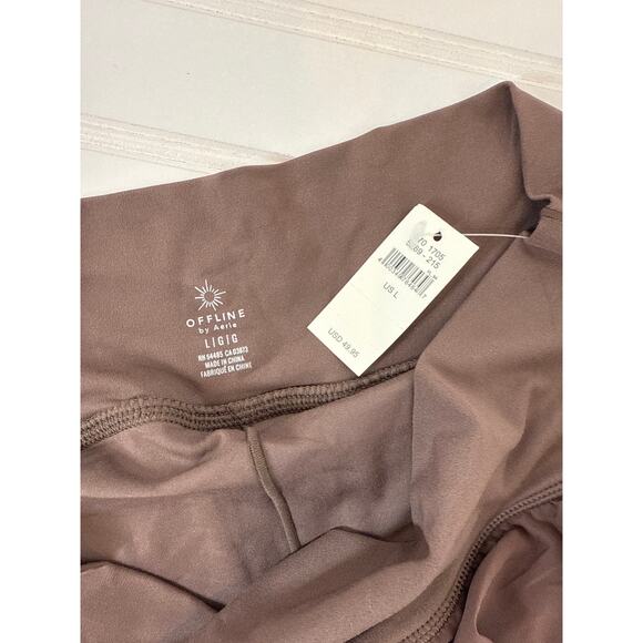 NWT Aerie Nylon Printed Skirt & Maggie Ruffle Skirt Bundle Sports Bundle Size L - Picture 8 of 8